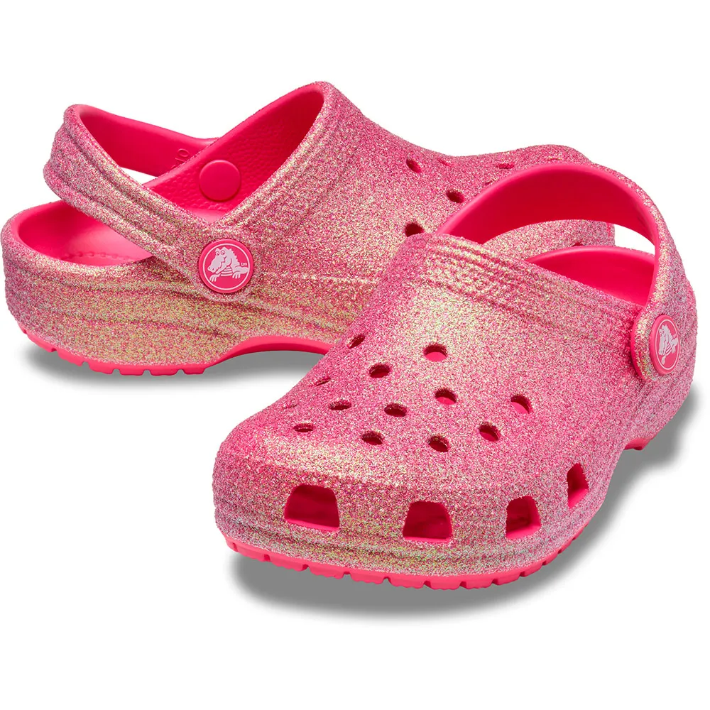 Купить Crocs 210986-6zq-c11 Деревянные башмаки Classic Iridescent Glitter Dragonfruit 35x25x15 EU 28 7ft.ru в интернет магазине Семь Футов