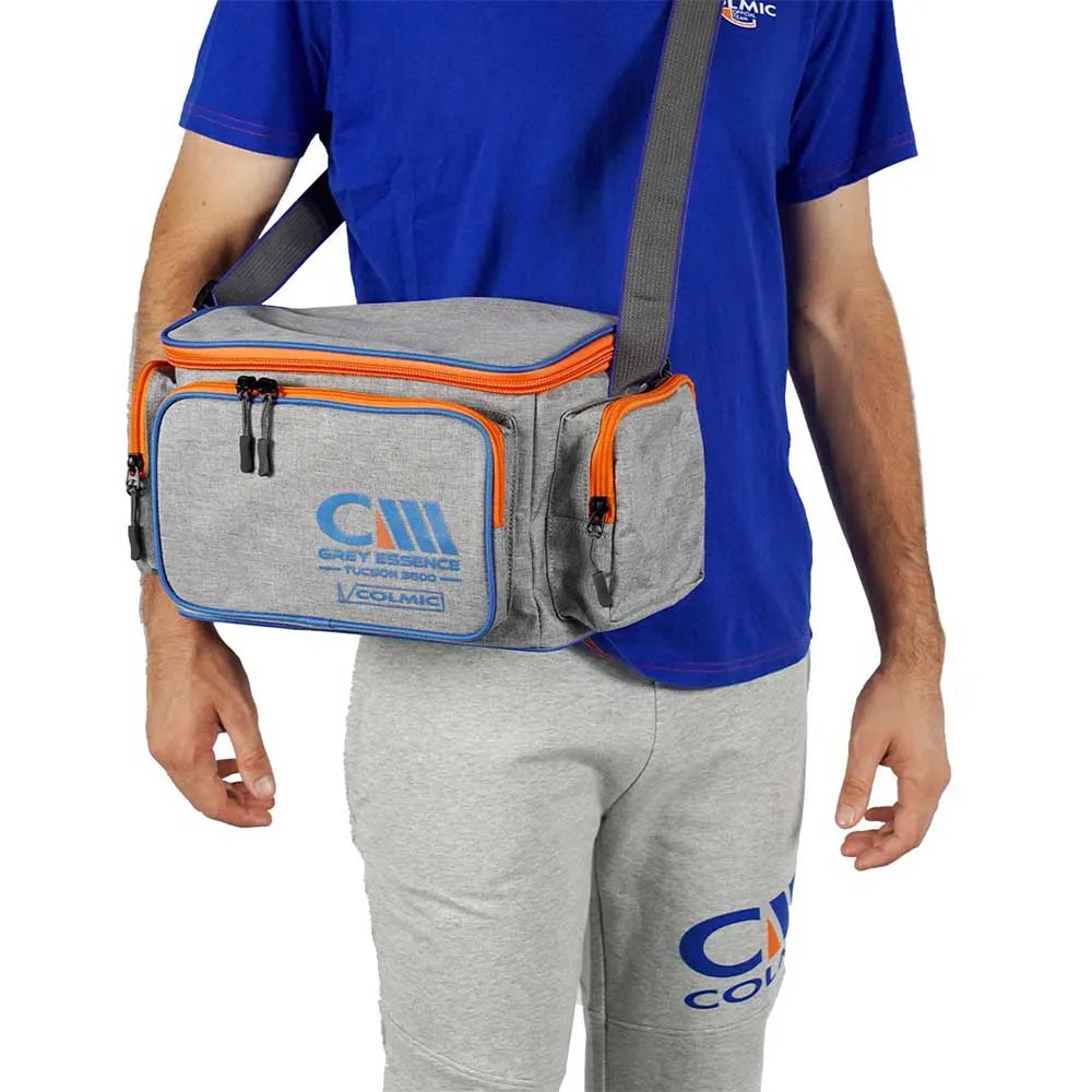 Купить Colmic bo616 Сумка через плечо Tucson 3600 Grey / Blue / Orange 40x30x15 7ft.ru в интернет магазине Семь Футов