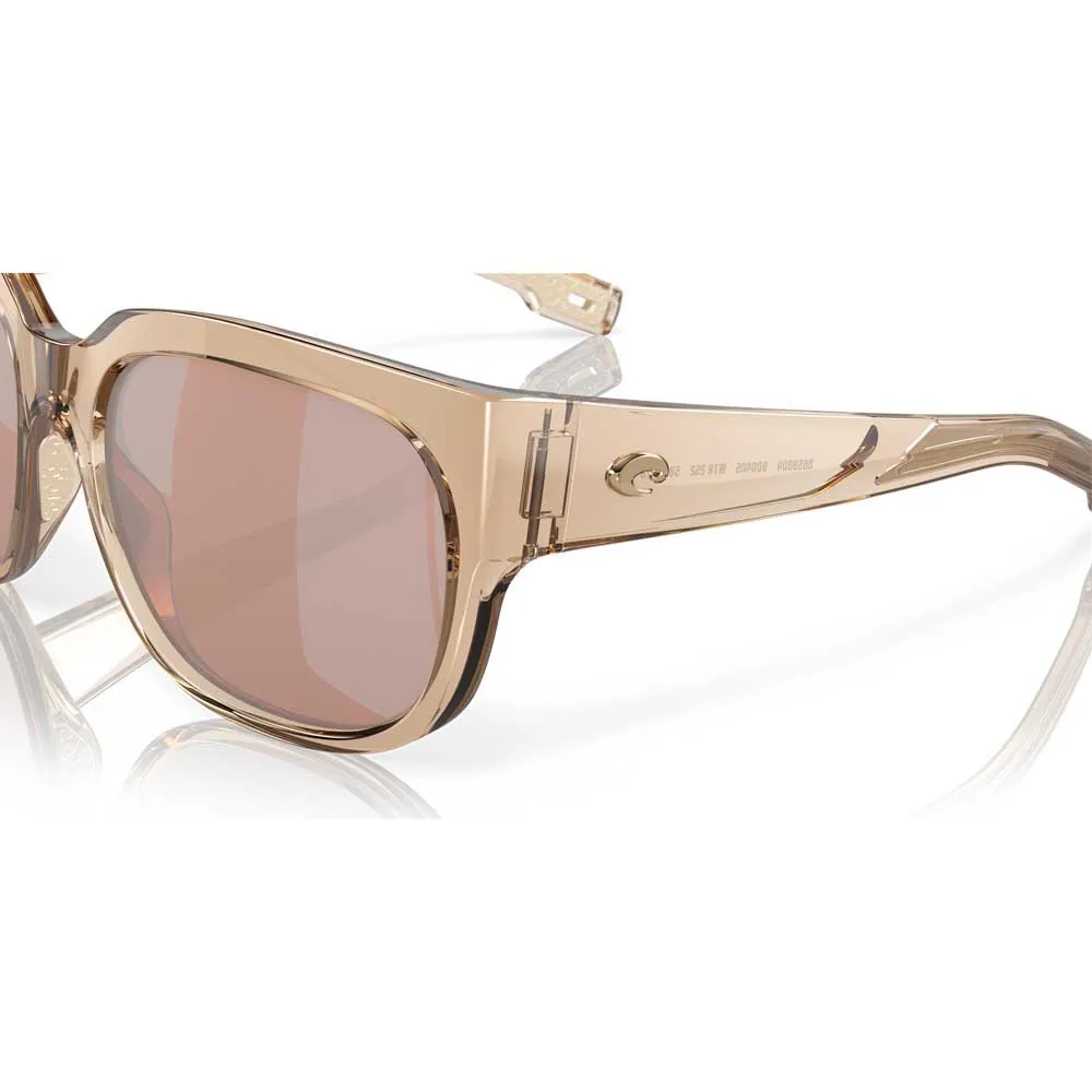 Купить Costa 06s9004-90040558 поляризованные солнцезащитные очки Waterwoman 2 Shiny Blonde Crystal 25x12x10 Copper Silver Mirror 580P/CAT2 7ft.ru в интернет магазине Семь Футов