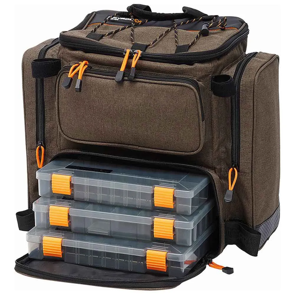 Купить Savage gear 74239 Specialist 3 Boxes Рюкзак 23 л  Green / Grey 7ft.ru в интернет магазине Семь Футов
