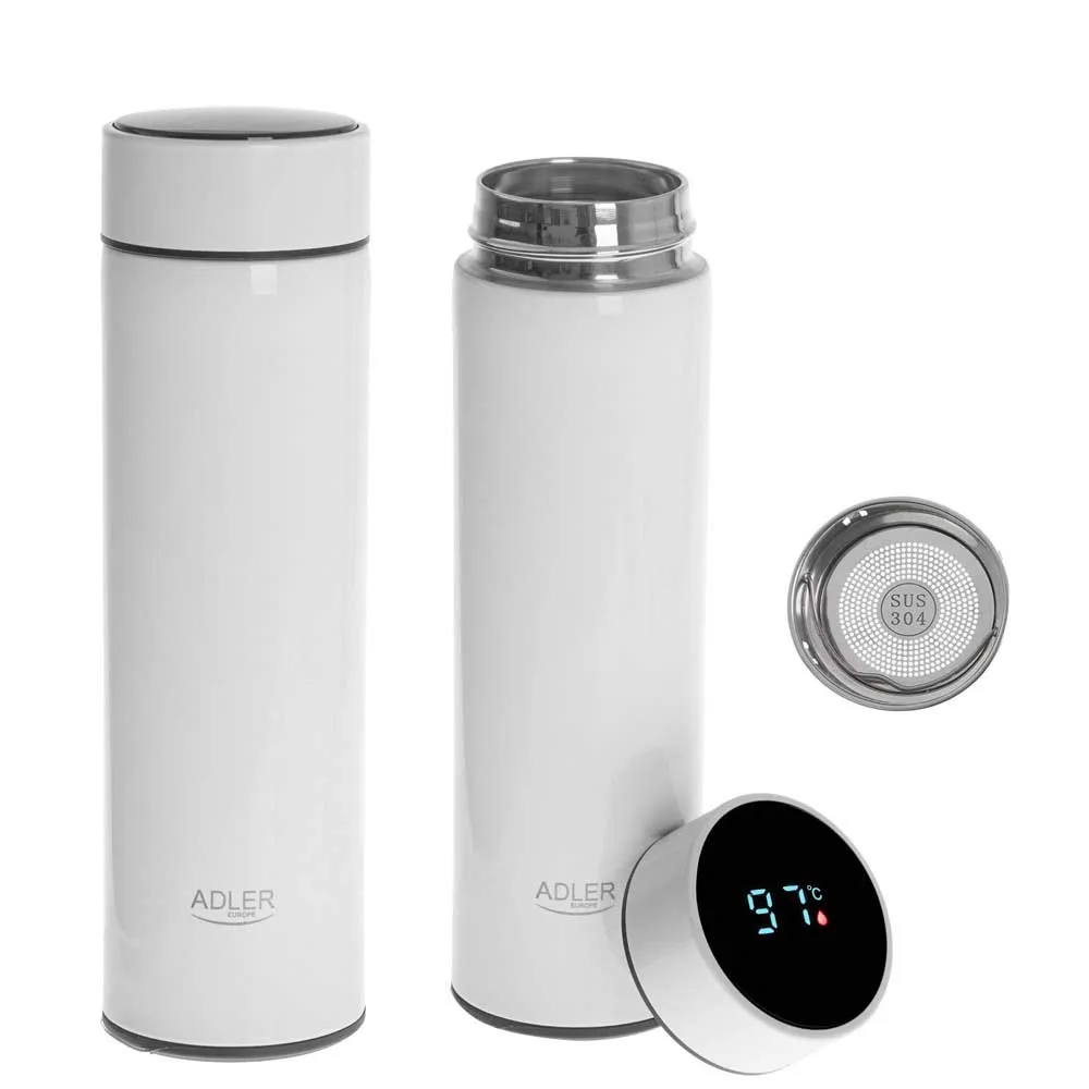 Купить Adler AD 4506 white Термос LED 473ml  White 7ft.ru в интернет магазине Семь Футов
