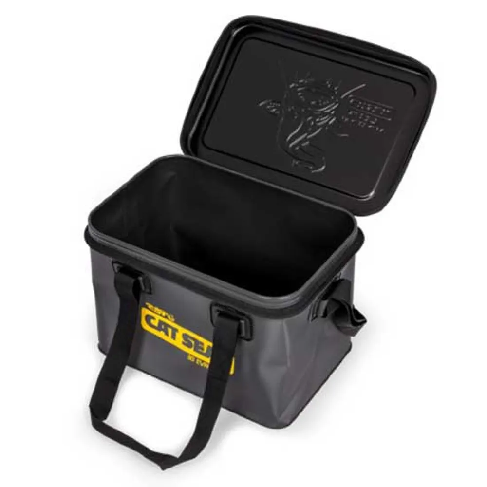 Купить Black cat bo110012 Сумка для рыболовных снастей Cat Seal 30L Grey / Yellow 40x30x25 7ft.ru в интернет магазине Семь Футов