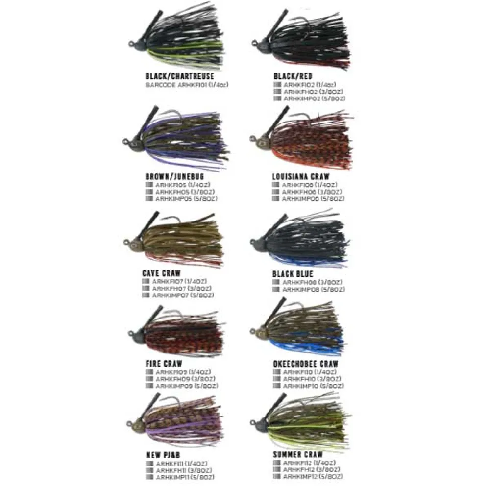 Купить Herakles ARHKFH12 Skirted jig Impact 3/8Oz  Summer Craw 7ft.ru в интернет магазине Семь Футов