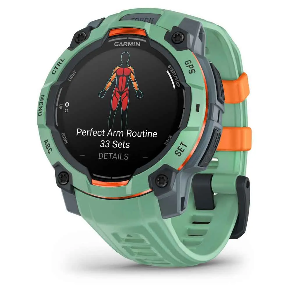Купить Garmin 010-02936-01 Часы Instinct 3 45 mm Amoled  Green / Green 7ft.ru в интернет магазине Семь Футов
