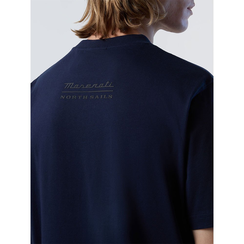 Купить North sails 453016-0802-XXL Футболка с коротким рукавом Logo Medio Tridente Голубой Navy Blue 2XL 7ft.ru в интернет магазине Семь Футов