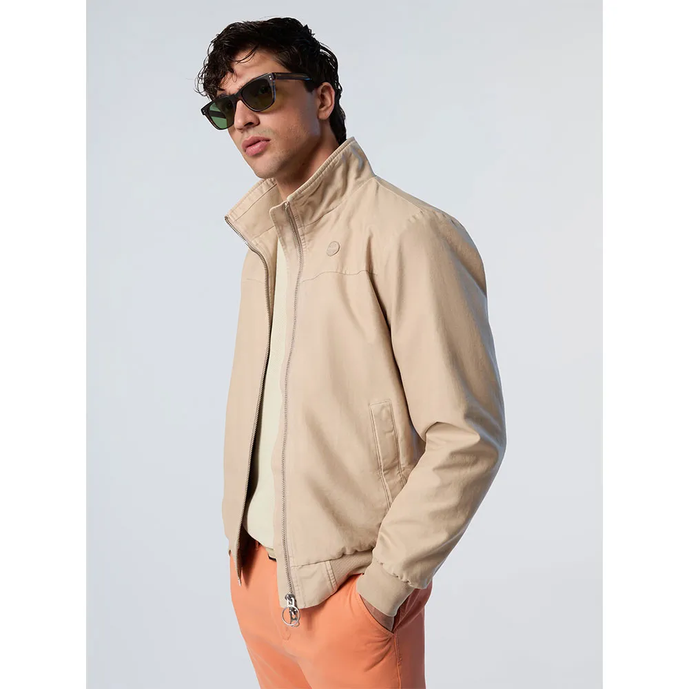 Купить North sails 603358-0124-M Куртка Cotton Sailor  Chino Beige M 7ft.ru в интернет магазине Семь Футов