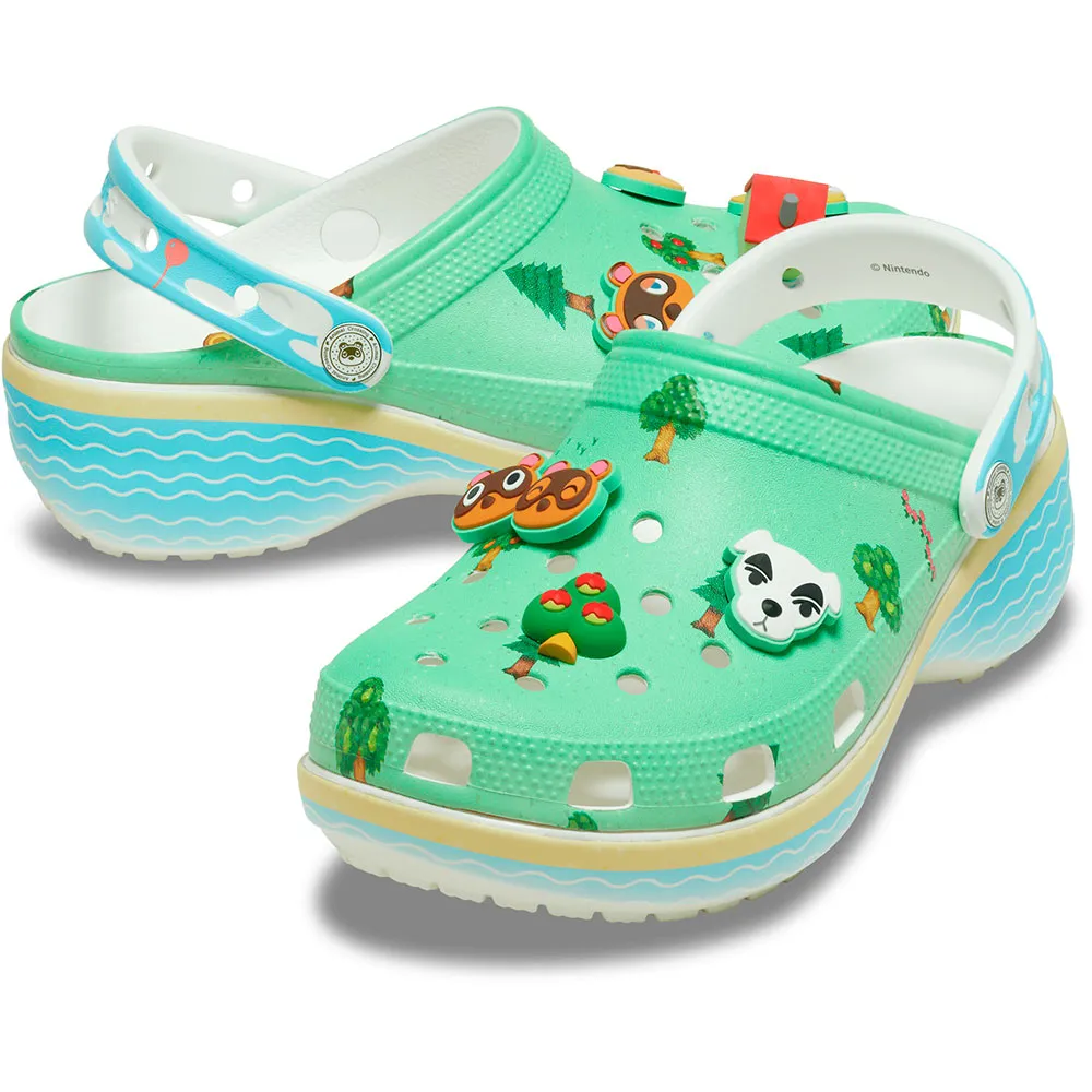 Купить Crocs 210101-90h-w11 Деревянные башмаки Animal Crossing Platform Multi 35x25x15 EU 42 7ft.ru в интернет магазине Семь Футов