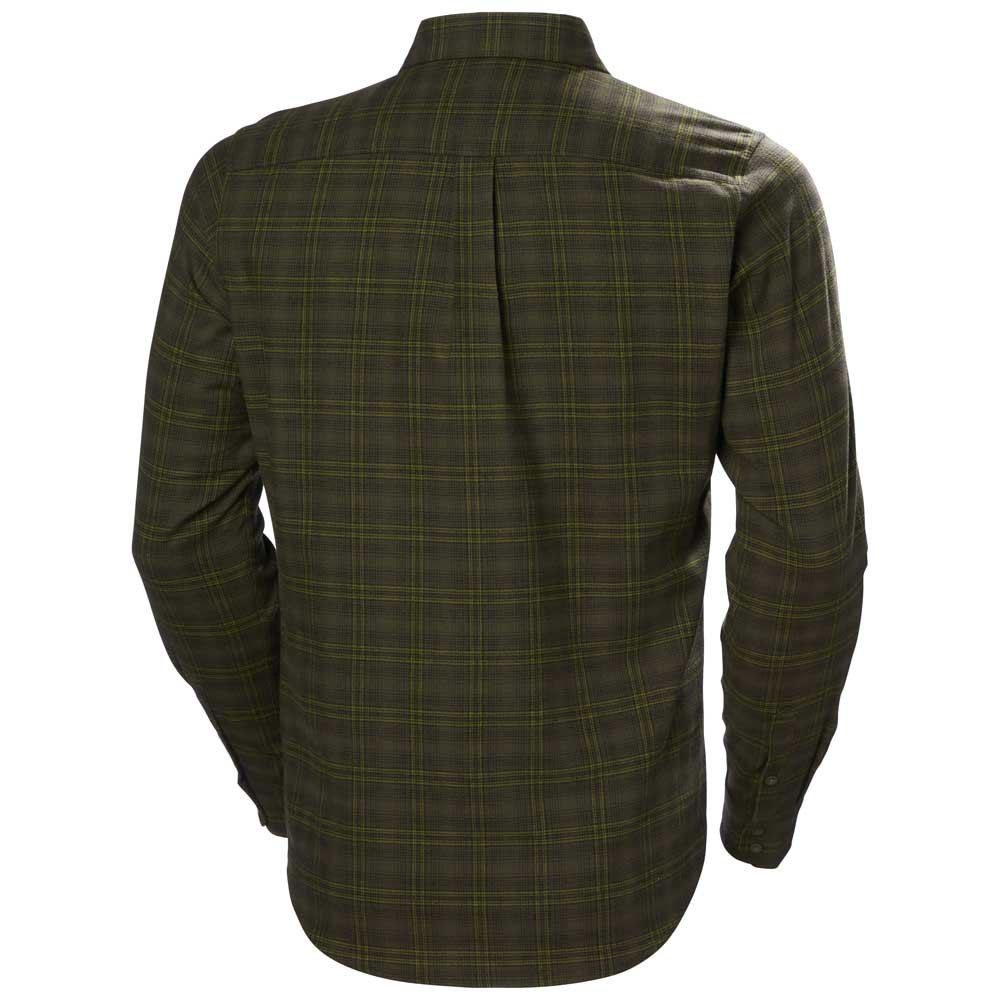 Купить Helly hansen 62731_431-L Футболка Lokka Organic Flannel Зеленый Utility Green Classic Plai L 7ft.ru в интернет магазине Семь Футов