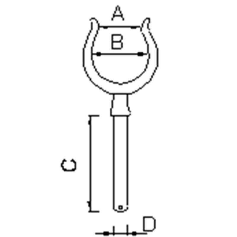 Купить Foresti & suardi 909020 Латунный уключин  Bronze 7ft.ru в интернет магазине Семь Футов