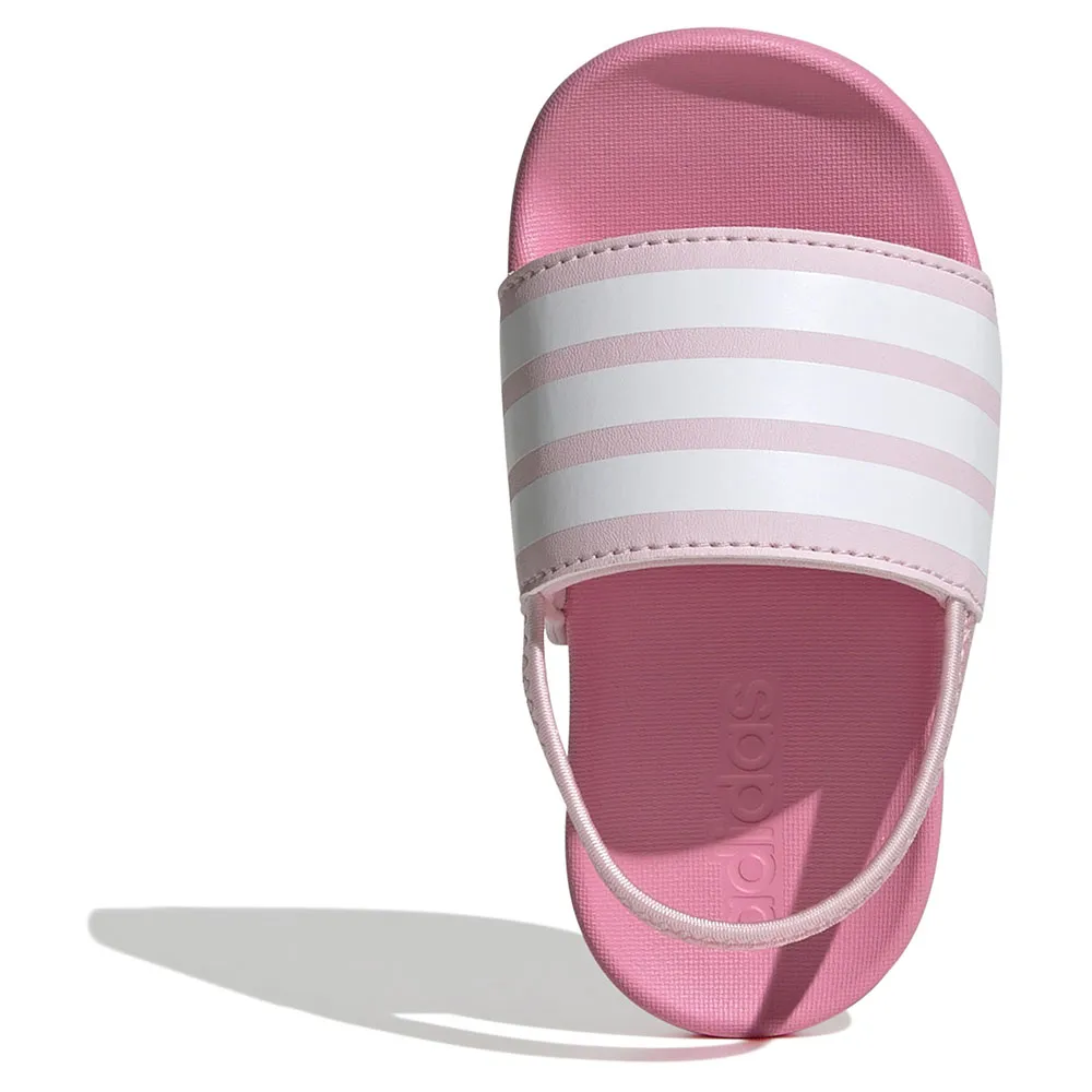 Купить adidas jr5326/26 горки для малышей Adilette Estrap Clear Pink / Cloud White / Bliss Pink 32x20x10 EU 26 7ft.ru в интернет магазине Семь Футов