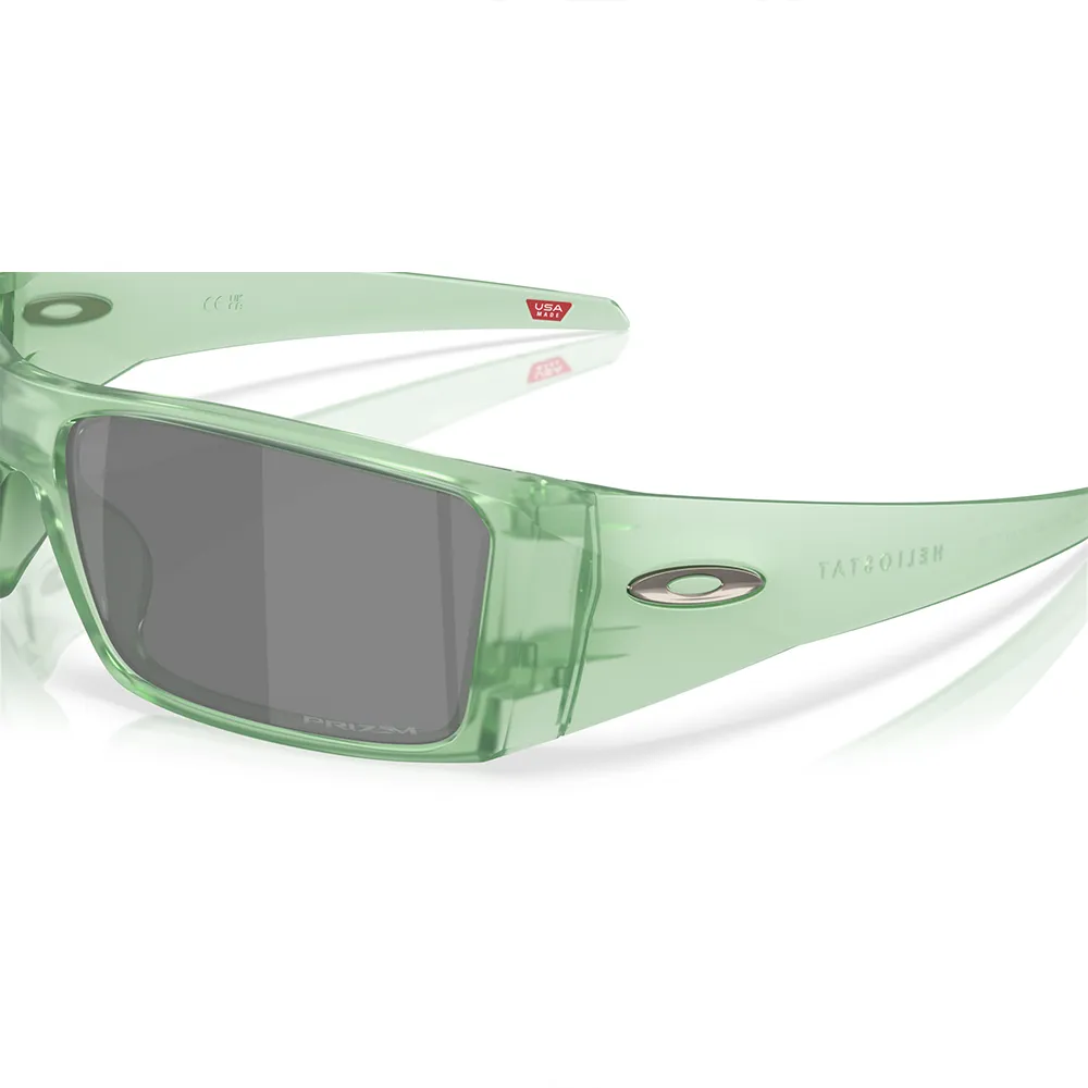 Купить Oakley OO9231-2261-61 Солнцезащитные очки Heliostat Бесцветный Matte Trans Jade Prizm Black/CAT3 7ft.ru в интернет магазине Семь Футов