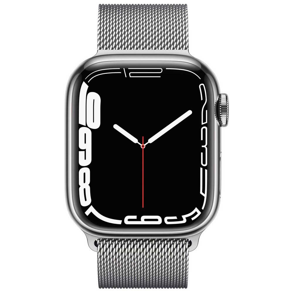 Купить Apple MKJW3TY/A Watch Series 7 GPS+Cellular 45 Mm Серебристый Silver Steel 7ft.ru в интернет магазине Семь Футов