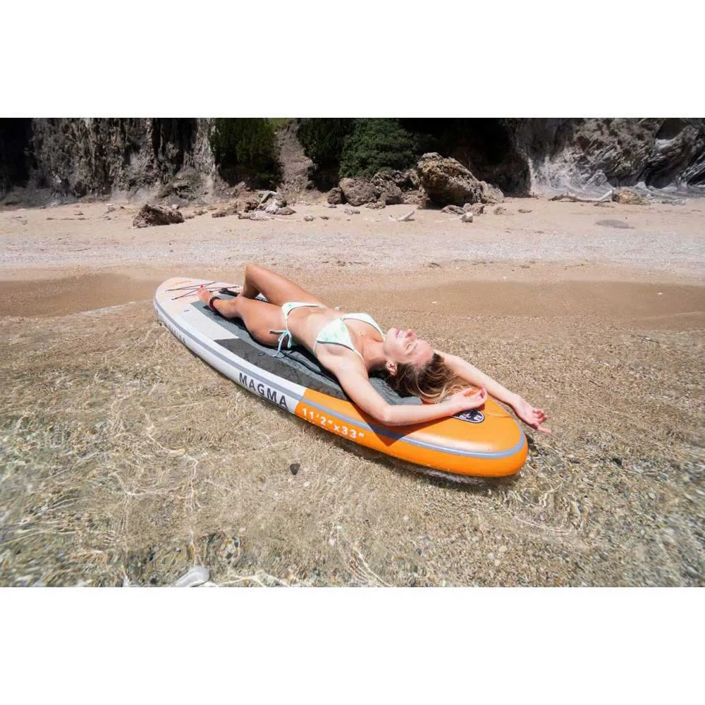 Купить Aqua marina bt-21map Надувной комплект для падлбординга Magma 11´2´´ Yellow / Orange 44x26x95 340.4 cm 7ft.ru в интернет магазине Семь Футов