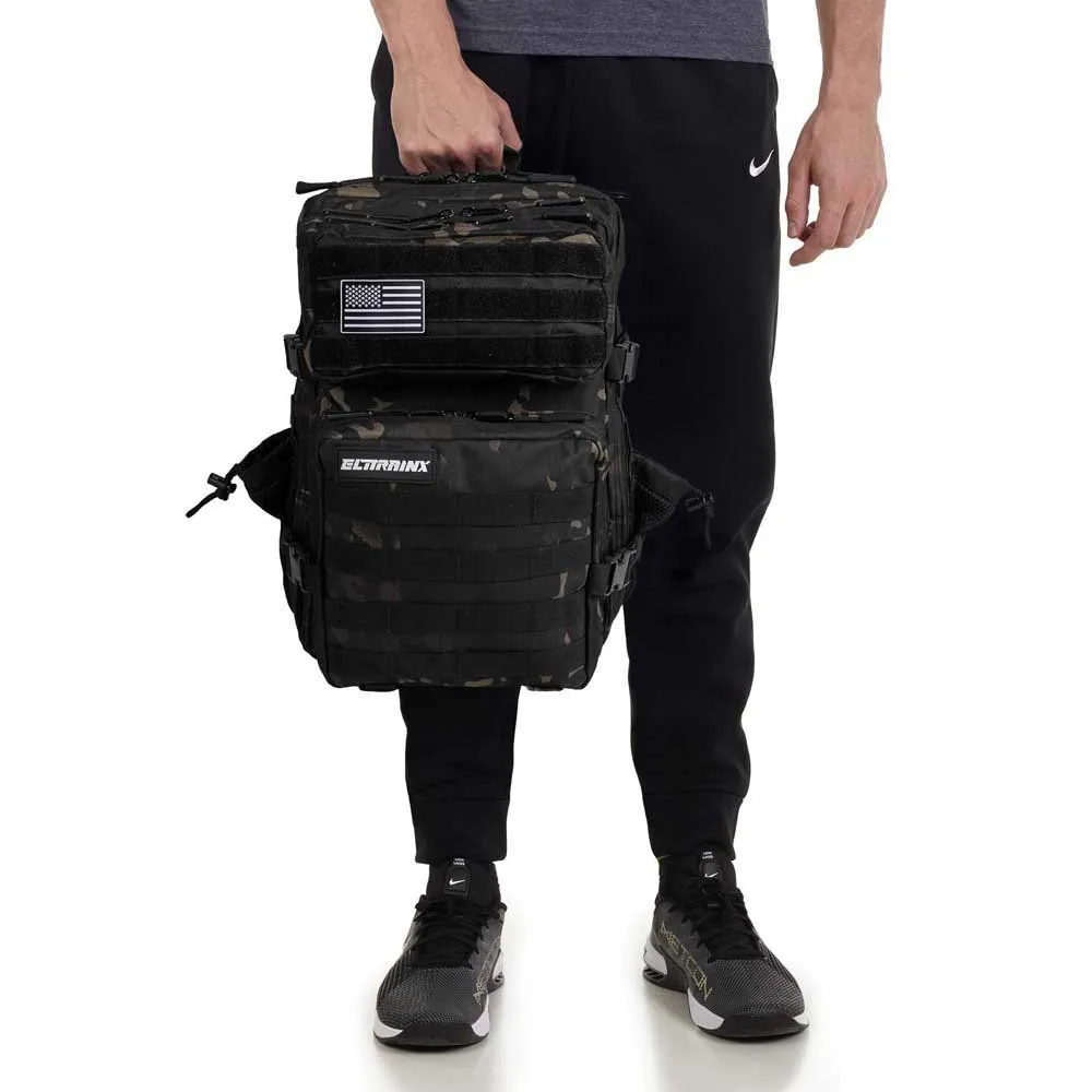 Купить Elitex training v4-25l-blackcp Рюкзак Tactical 25L Black Camouflage 50x35x12 7ft.ru в интернет магазине Семь Футов
