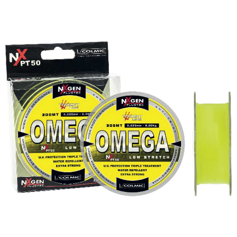 Купить Colmic NYOME0625 Монофиламент Omega 600 m  Fluo Yellow 0.250 mm 7ft.ru в интернет магазине Семь Футов