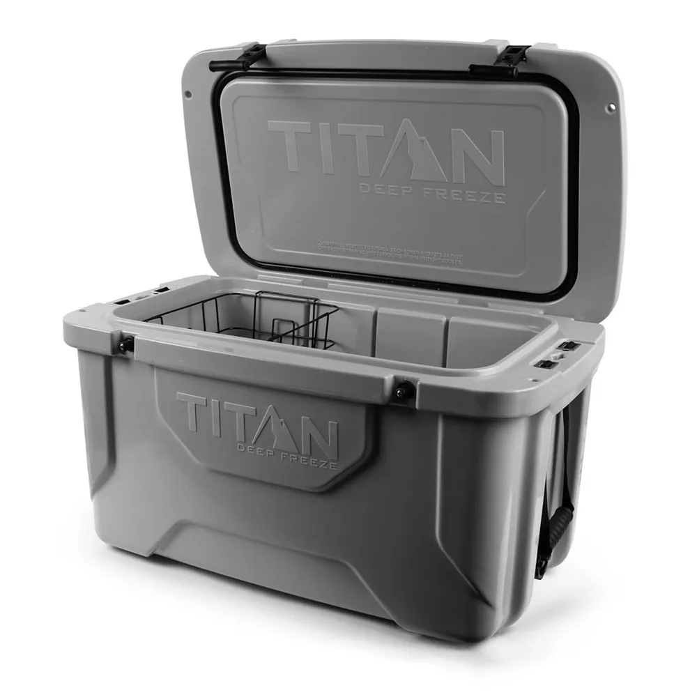 Купить Titan TI5995510209 Жесткий переносной кулер Deep Freeze 51L Grey 7ft.ru в интернет магазине Семь Футов
