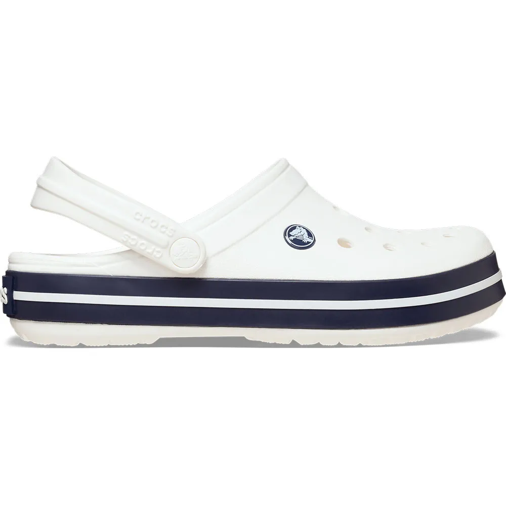 Купить Crocs 11016-1ww-11 Деревянные башмаки Crocband White / White / Navy 35x25x15 EU 45 7ft.ru в интернет магазине Семь Футов