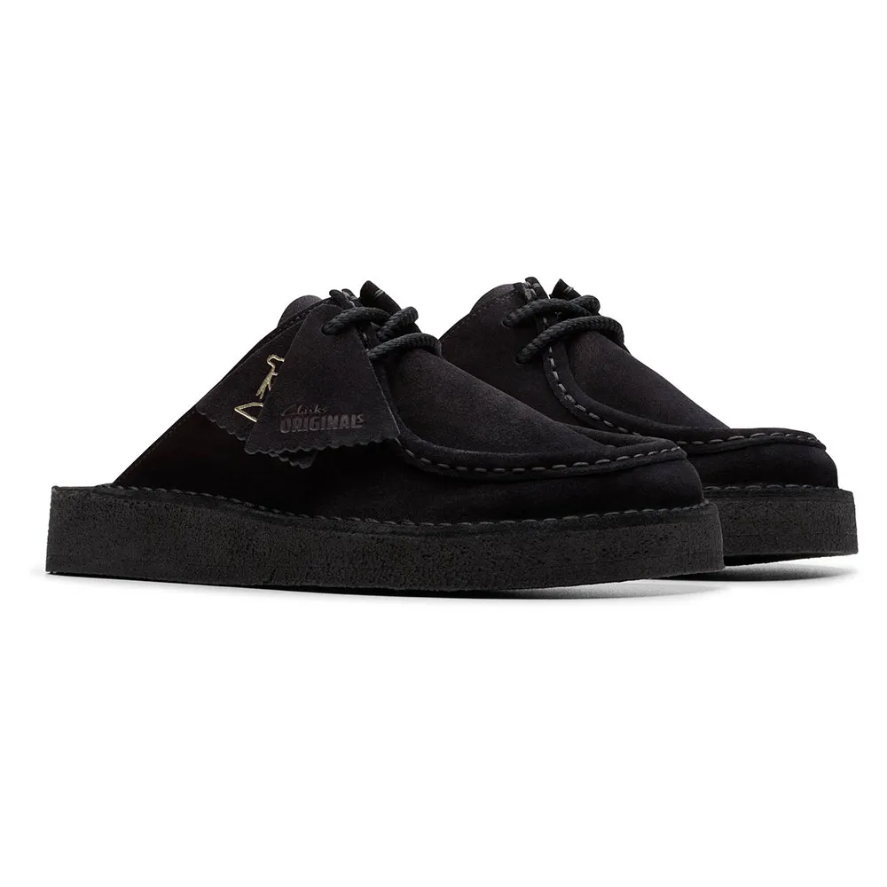 Купить Clarks shoes 26181109-blacksuede-6 Деревянные башмаки Desert NMD Mule Black Suede 35x25x15 EU 39.5 7ft.ru в интернет магазине Семь Футов