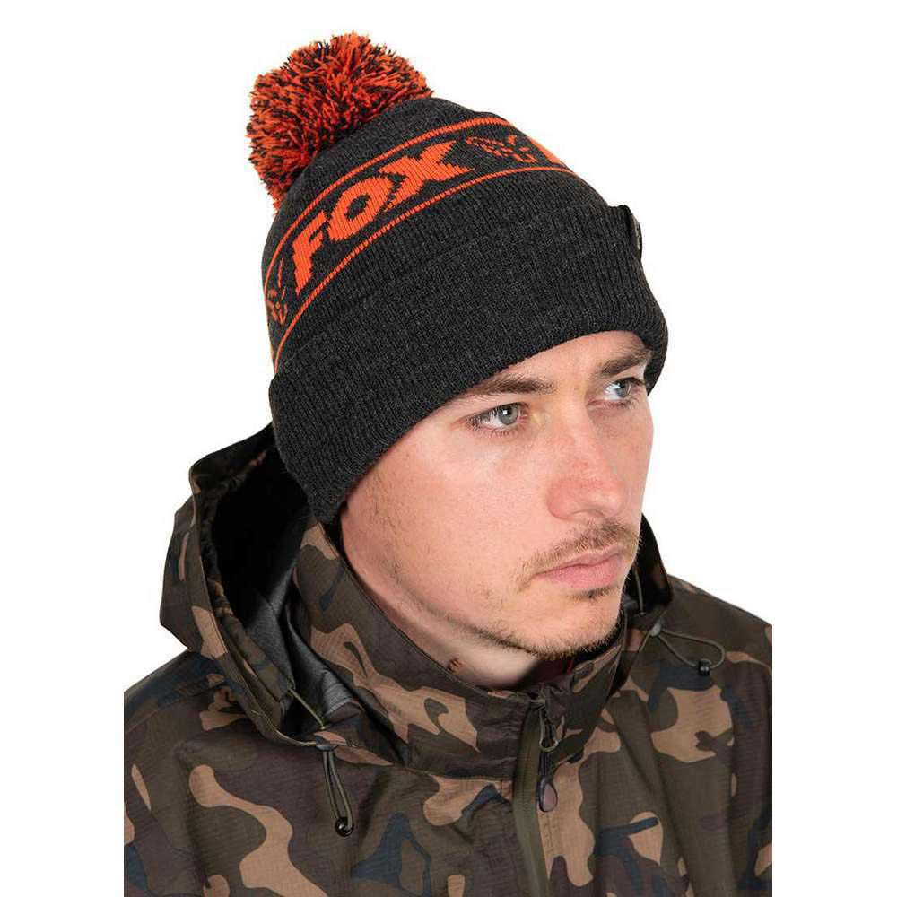 Купить Fox international CHH021 Шапка Collection Bobbles Черный Black / Orange 7ft.ru в интернет магазине Семь Футов