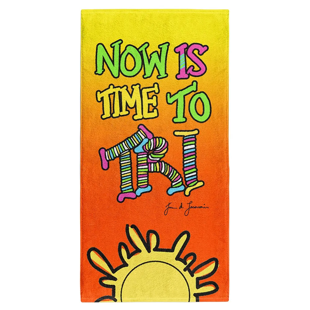 Купить Otso T15075-TIMETOTRIMANSWIM24-USZ мужское полотенце Time To Tri Swim Многоцветный Multicolour 7ft.ru в интернет магазине Семь Футов