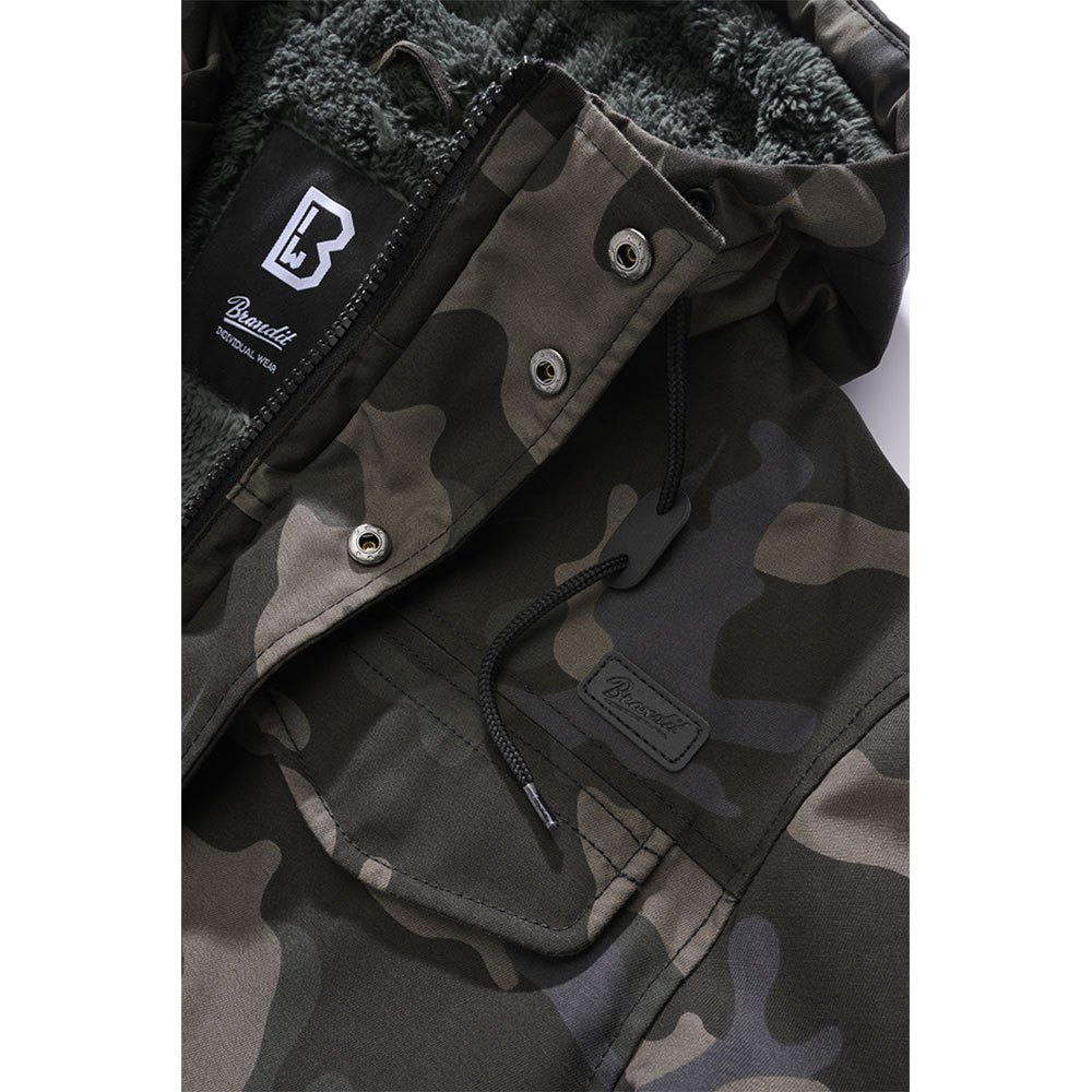 Купить Brandit 9442-4-XL Пальто Marsh Lake Teddy Зеленый  Dark Camo XL 7ft.ru в интернет магазине Семь Футов