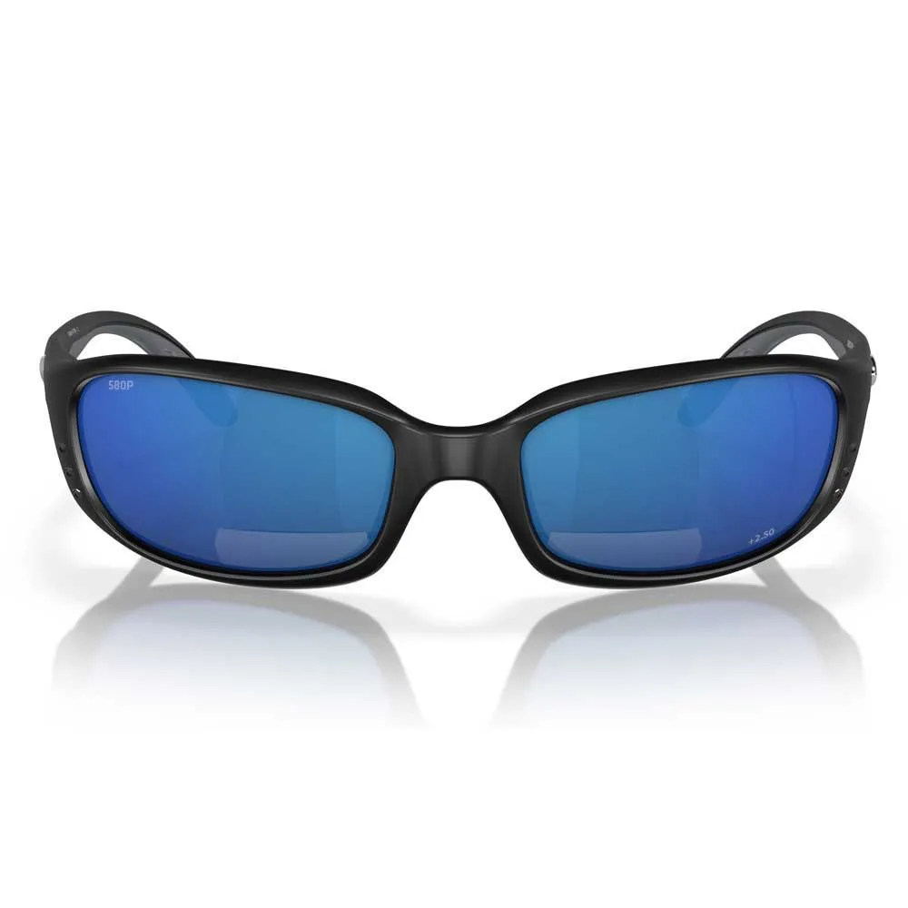Купить Costa 06S7001-00030659 Brine Readers Поляризованные Очки 11 Matte Black 3 Blue Mirror 580P C-Mate +2.50/CAT3 7ft.ru в интернет магазине Семь Футов