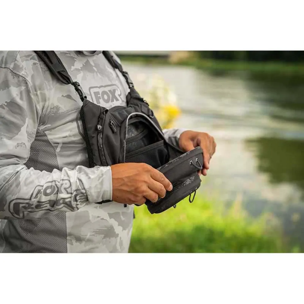 Купить Fox rage nlu150 поясная сумка Camo Voyager Chest Black Camo 40x30x20 7ft.ru в интернет магазине Семь Футов