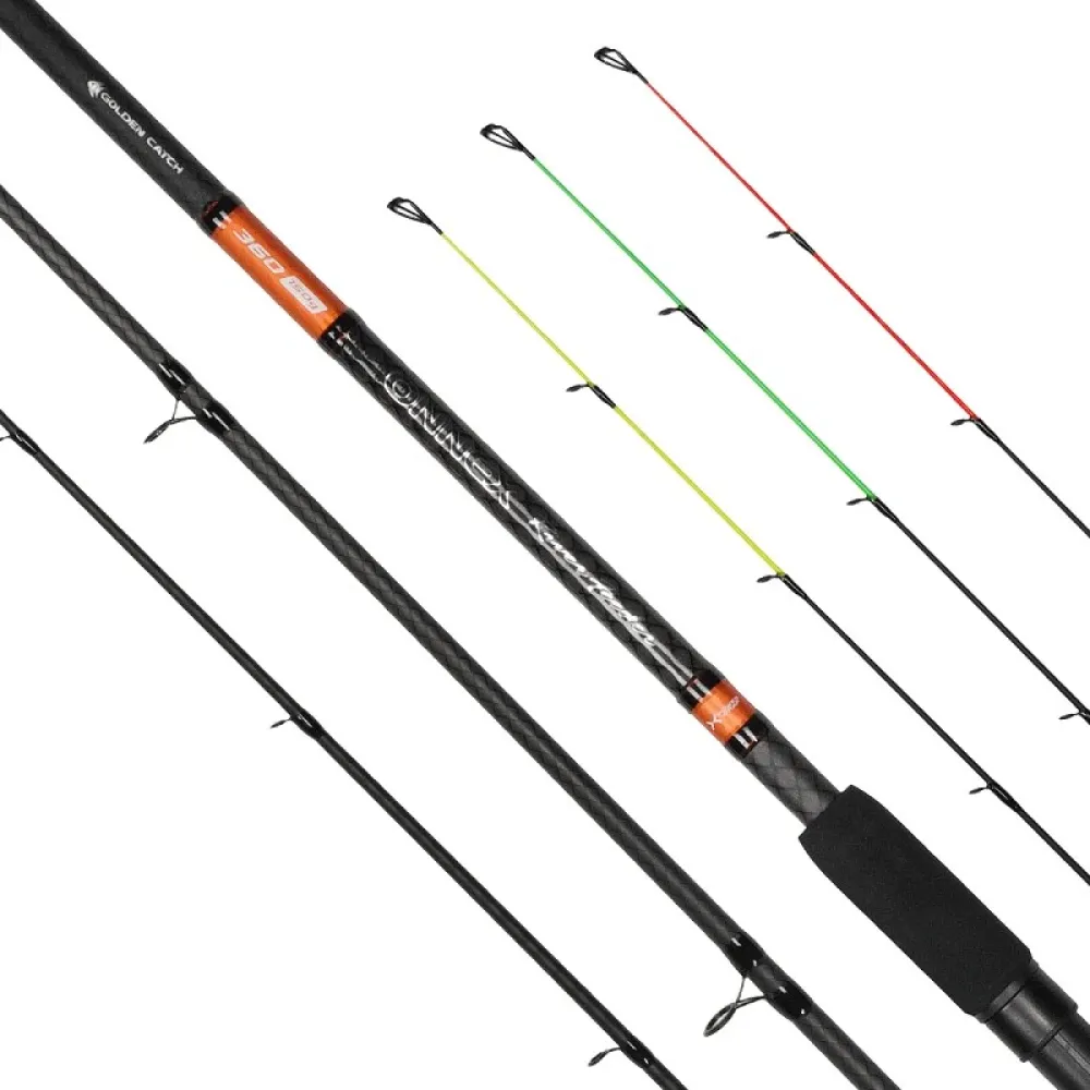 Купить Golden catch 2039283 карповая удочка Onnex River Feeder Black 140x10x10 3.9 m 7ft.ru в интернет магазине Семь Футов