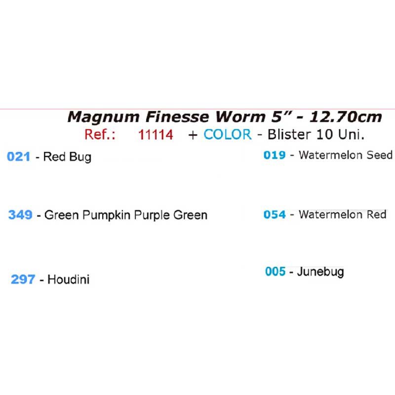 Купить Zoom bait 11114025 Magnum Finesse Worm Мягкая приманка 127 mm Green Pumpkin 7ft.ru в интернет магазине Семь Футов