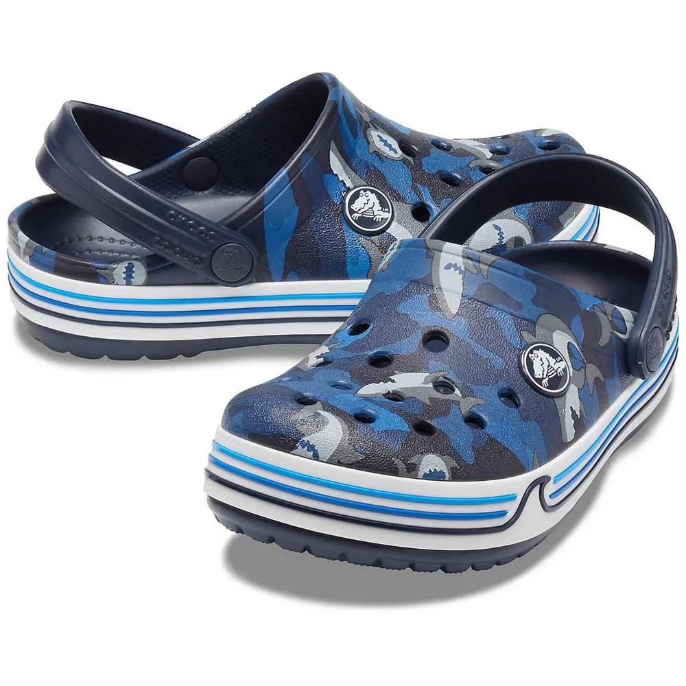 Купить Crocs 206152-410b-c5 Деревянные башмаки Crocband Shark PS Navy 35x25x15 EU 20 7ft.ru в интернет магазине Семь Футов