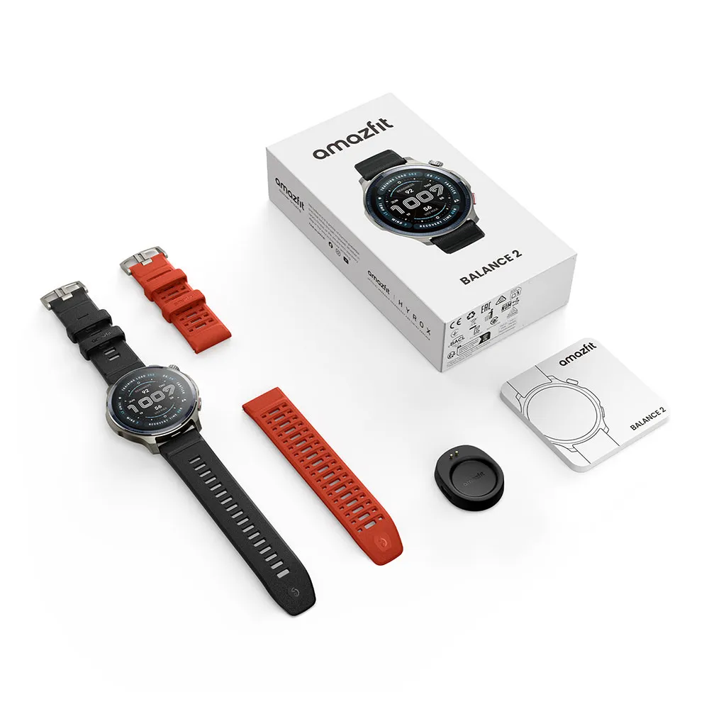 Купить Amazfit w2429gl1n Смарт-часы Balance 2 Black / Red 20x15x10 7ft.ru в интернет магазине Семь Футов