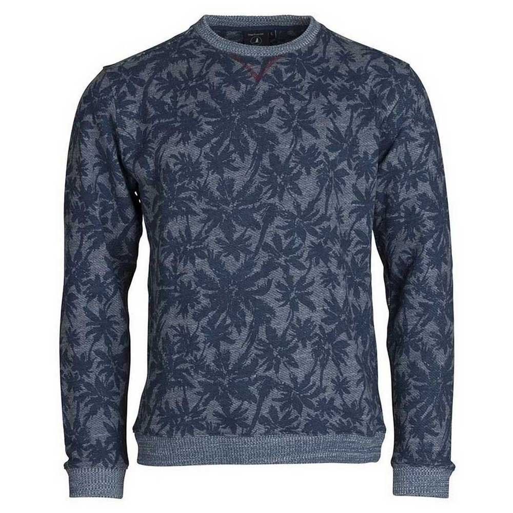 Купить Sea ranch 17-7-142-4107-L Свитер Свитер Mitch Printed Голубой Sr Navy / Dark Navy L 7ft.ru в интернет магазине Семь Футов