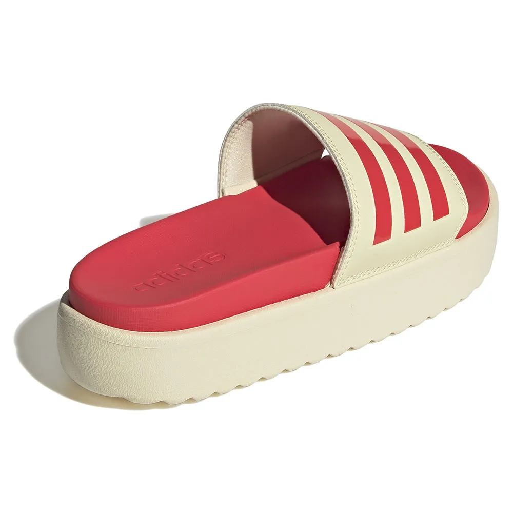 Купить adidas jp5676/6 Шлёпанцы Adilette Platform Warm Vanilla / Semi Lucid Red / Semi Lucid Red 32x20x10 EU 39 7ft.ru в интернет магазине Семь Футов