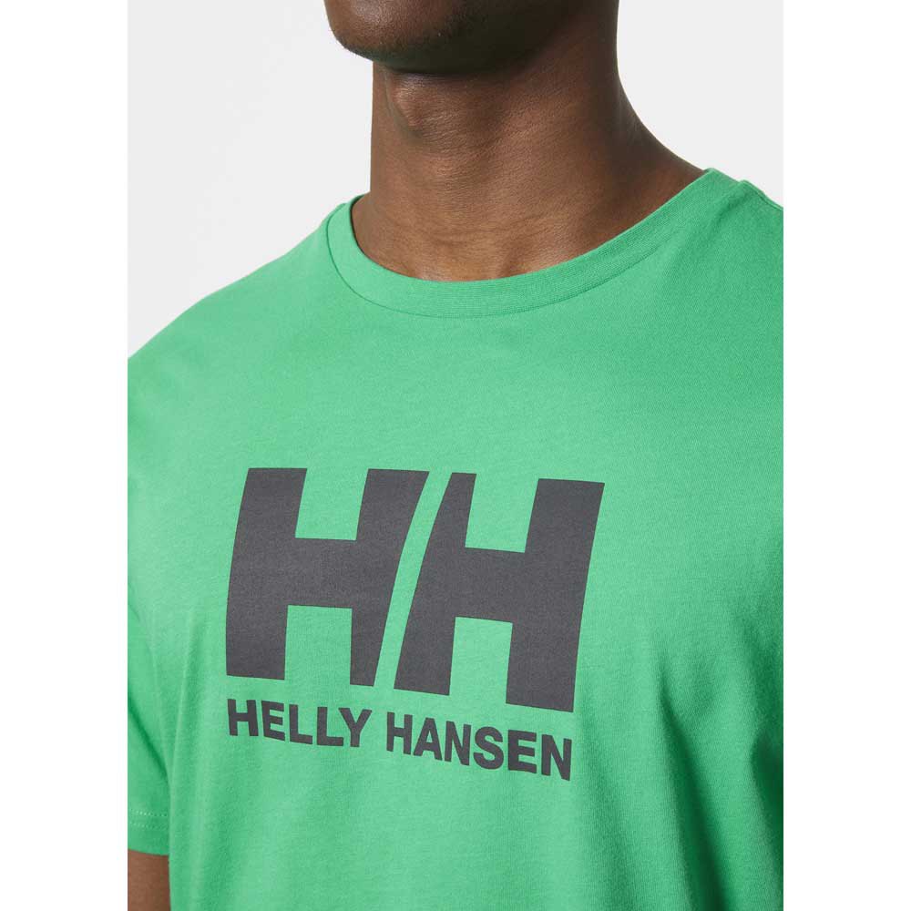 Купить Helly hansen 33979_499-XL Футболка с коротким рукавом Logo Зеленый Bright Green XL 7ft.ru в интернет магазине Семь Футов