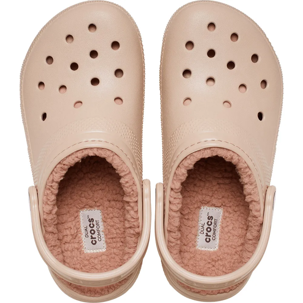 Купить Crocs 203591-7af-m7w9 Деревянные башмаки Classic Lined Pink Caramel 35x25x15 EU 39 7ft.ru в интернет магазине Семь Футов