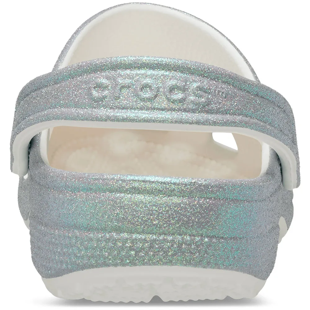 Купить Crocs 211005-100b-m4w6 Деревянные башмаки Classic Iridescent Glitter White 35x25x15 EU 36 7ft.ru в интернет магазине Семь Футов