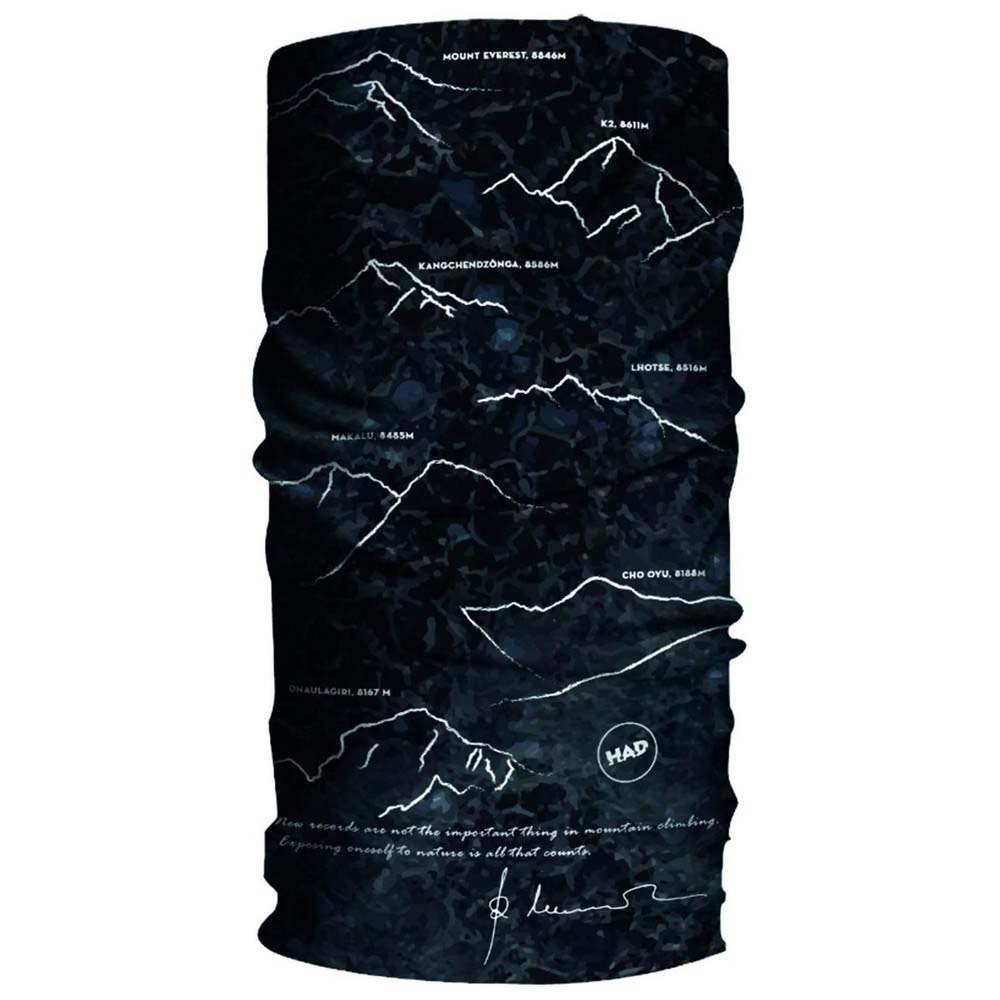 Купить HAD HA110-0650 Теплый шарф 8000plus от Райнхольда Месснера Голубой Black / White 7ft.ru в интернет магазине Семь Футов