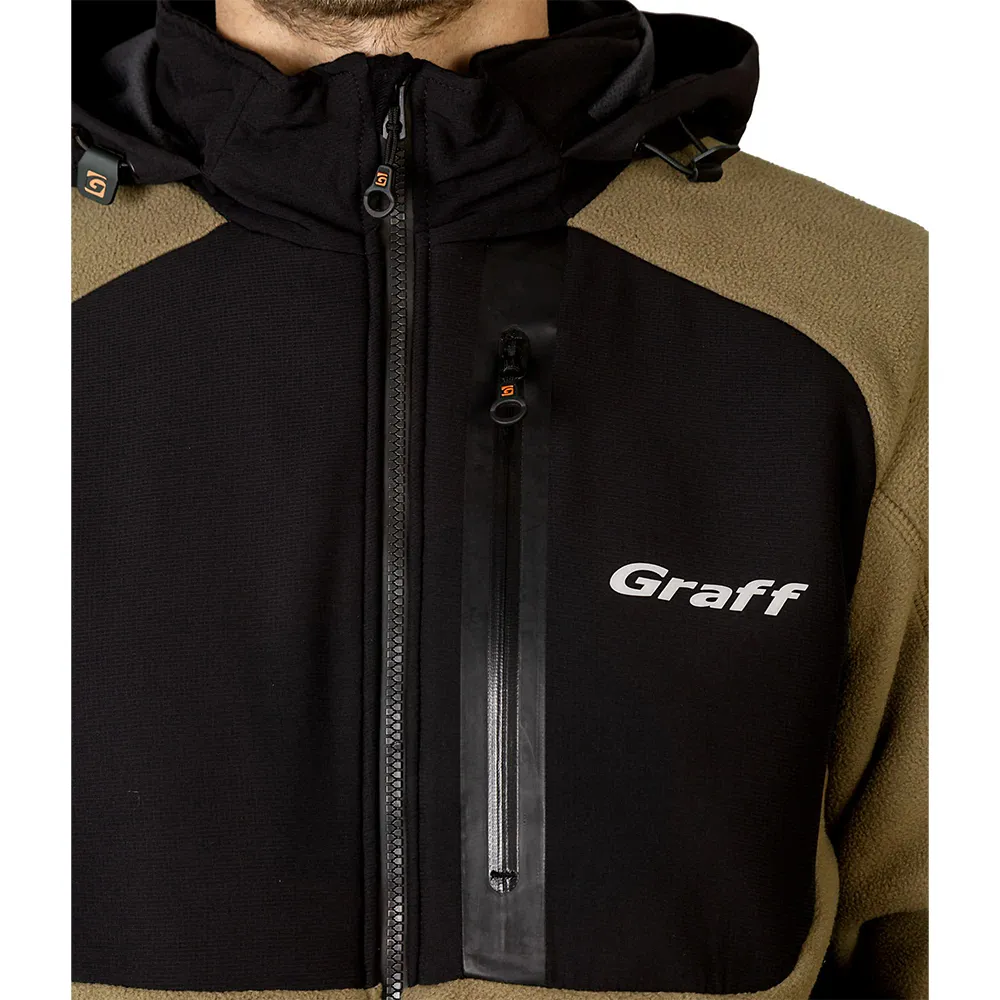 Купить Graff 562-ws-13-xl Куртка Waterstop Fleece 562-WS-13 Olive / Black 60x40x25 7ft.ru в интернет магазине Семь Футов