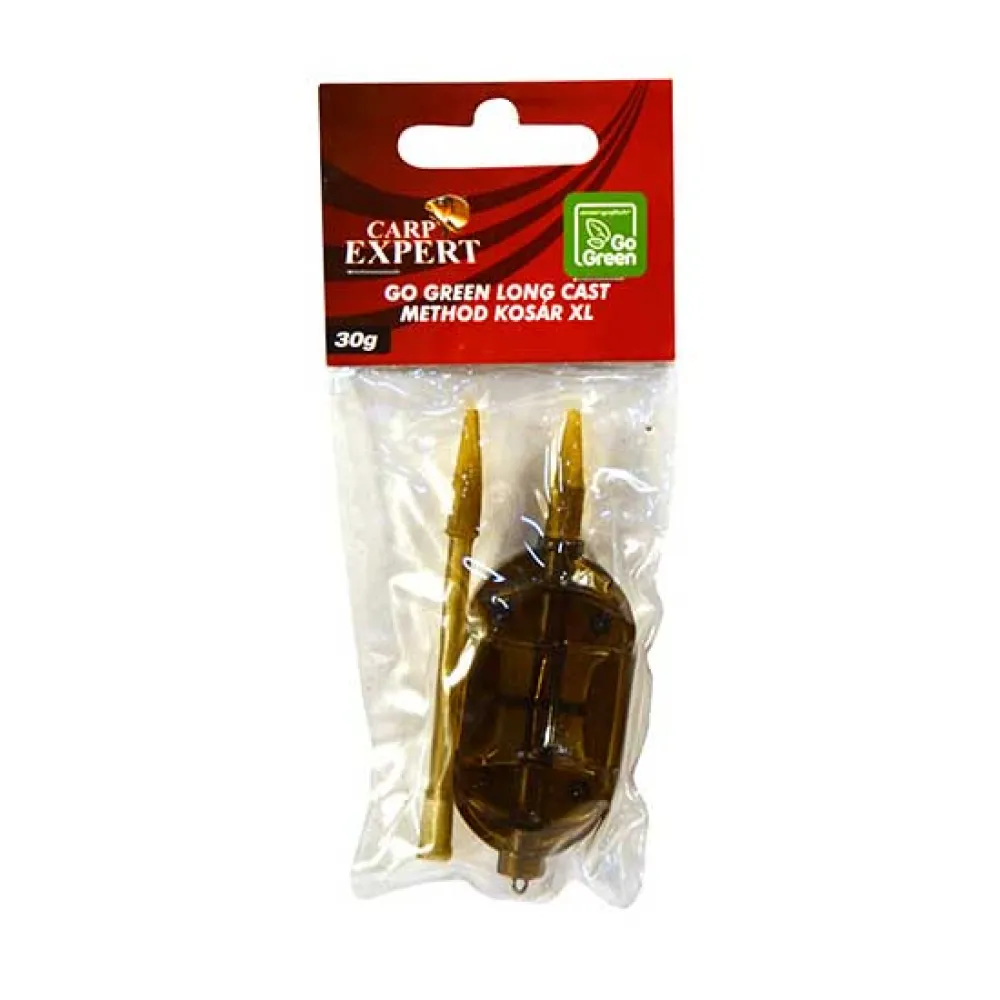 Купить Carp expert 58404-040 метод фидер Go Green Long Cast Method L Green 40 g 7ft.ru в интернет магазине Семь Футов
