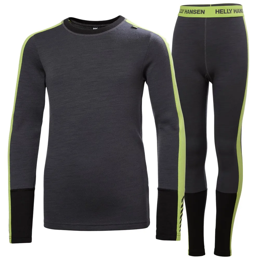 Купить Helly hansen 49403-831-10 Комплект термобелья с длинным рукавом Lifa merino midweight Thunder Grey 30x22x4 10 Years 7ft.ru в интернет магазине Семь Футов