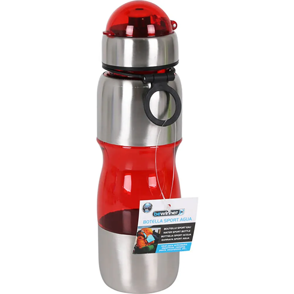 Купить Bewinner 40144 Спортивная бутылка Пластик/Металл 600ml Multicolor 7ft.ru в интернет магазине Семь Футов