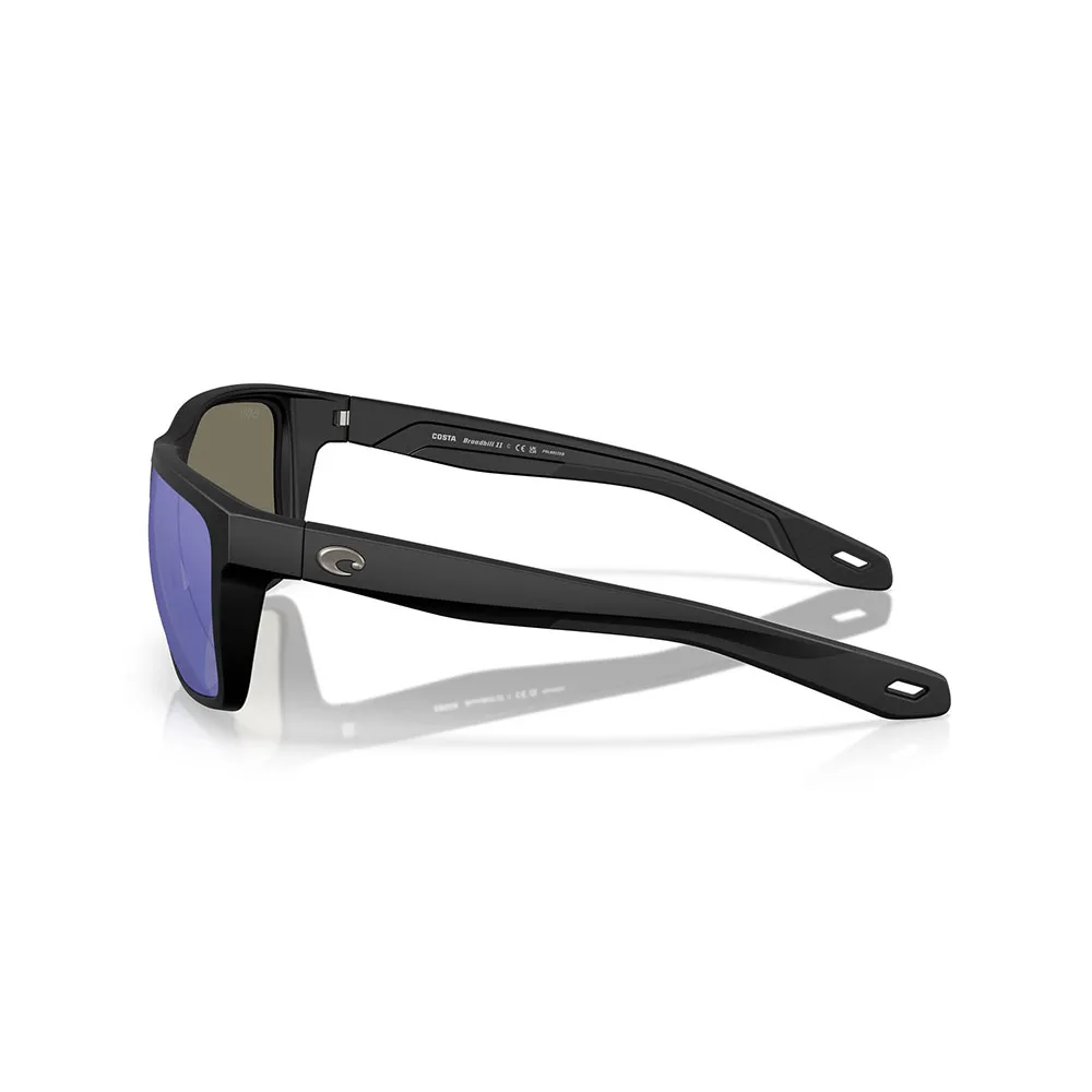 Купить Costa 06s9120-91200158 поляризованные солнцезащитные очки Broadbill ii Matte Black 05 20x10x10 Blue Mirror 580G/CAT3 7ft.ru в интернет магазине Семь Футов