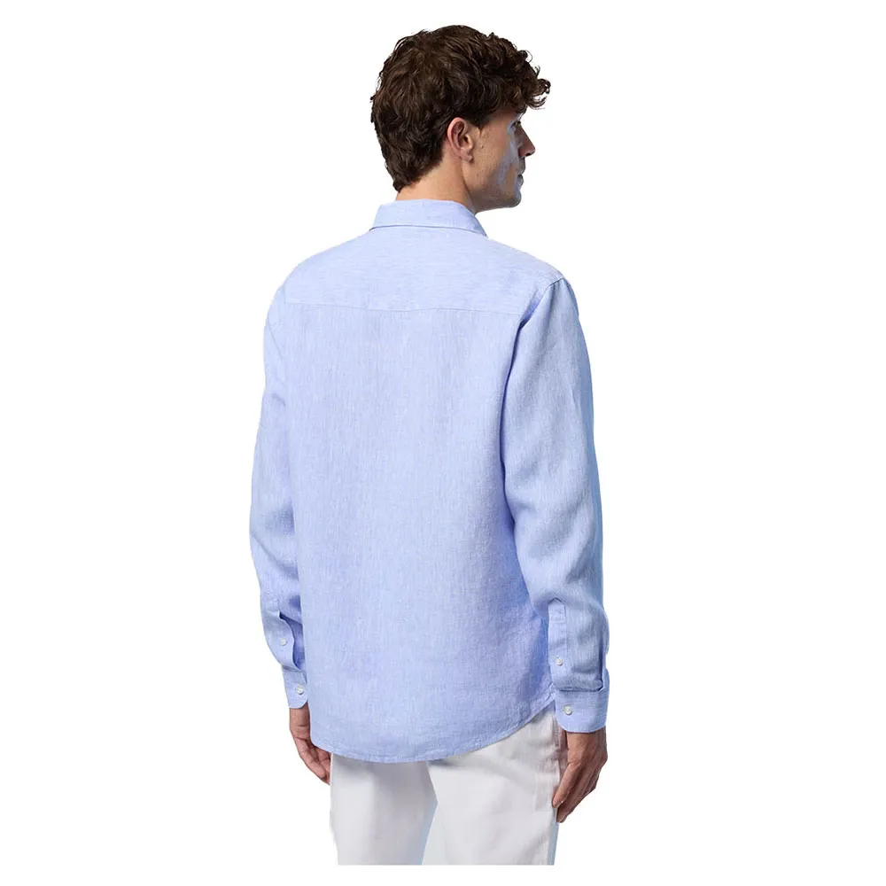 Купить North sails 664368-0757-S Рубашка с длинным рукавом 664368 Фиолетовый Light Blue S 7ft.ru в интернет магазине Семь Футов