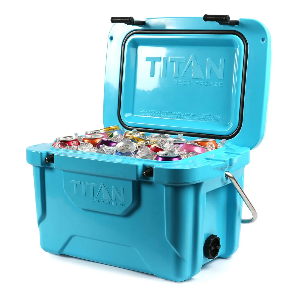 Купить Titan TI5992040309 Жесткий переносной кулер Deep Freeze 19L Blue 7ft.ru в интернет магазине Семь Футов