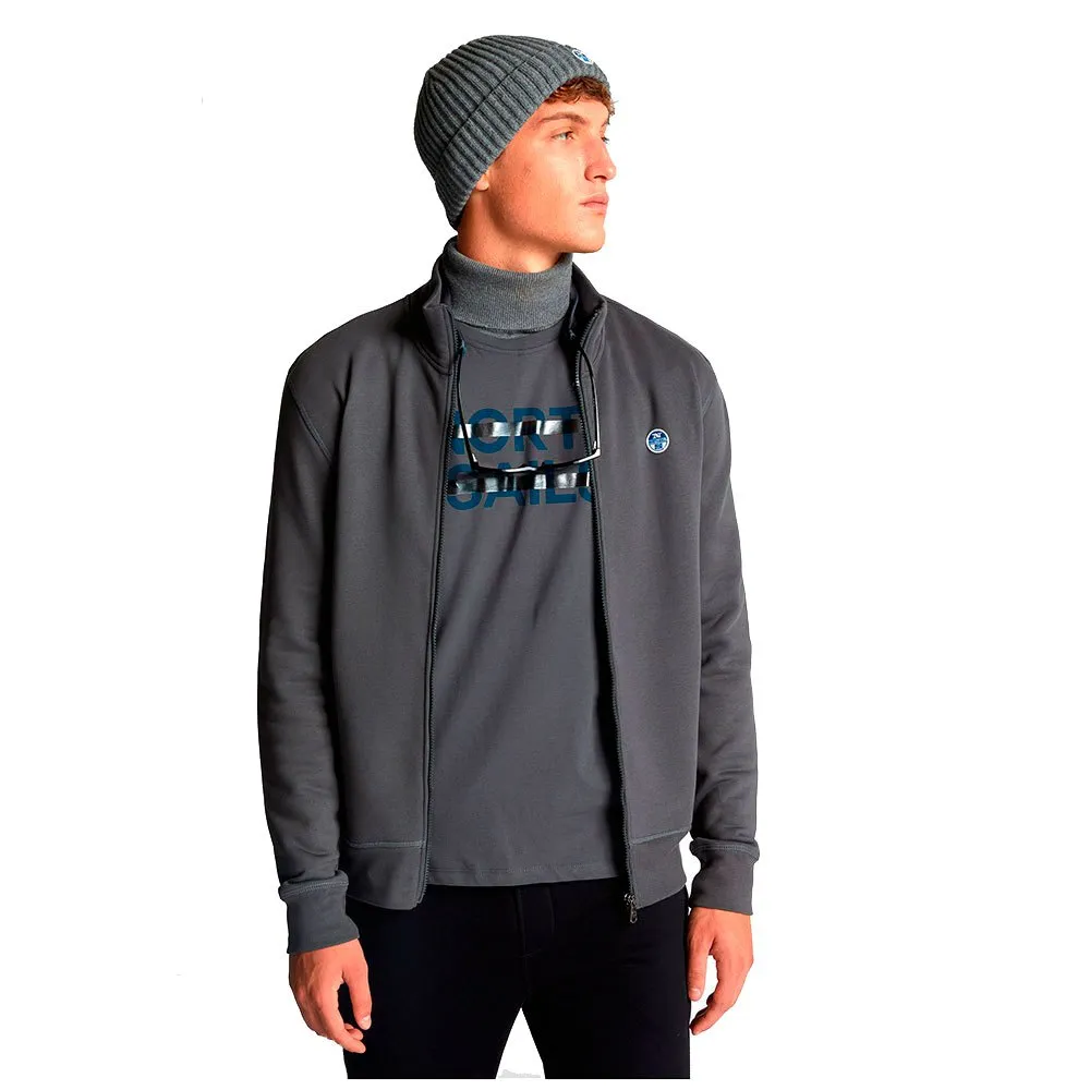 Купить North sails 691621-0952-m Толстовка на молнии Organic Fleece Asphalt 40x30x12 7ft.ru в интернет магазине Семь Футов