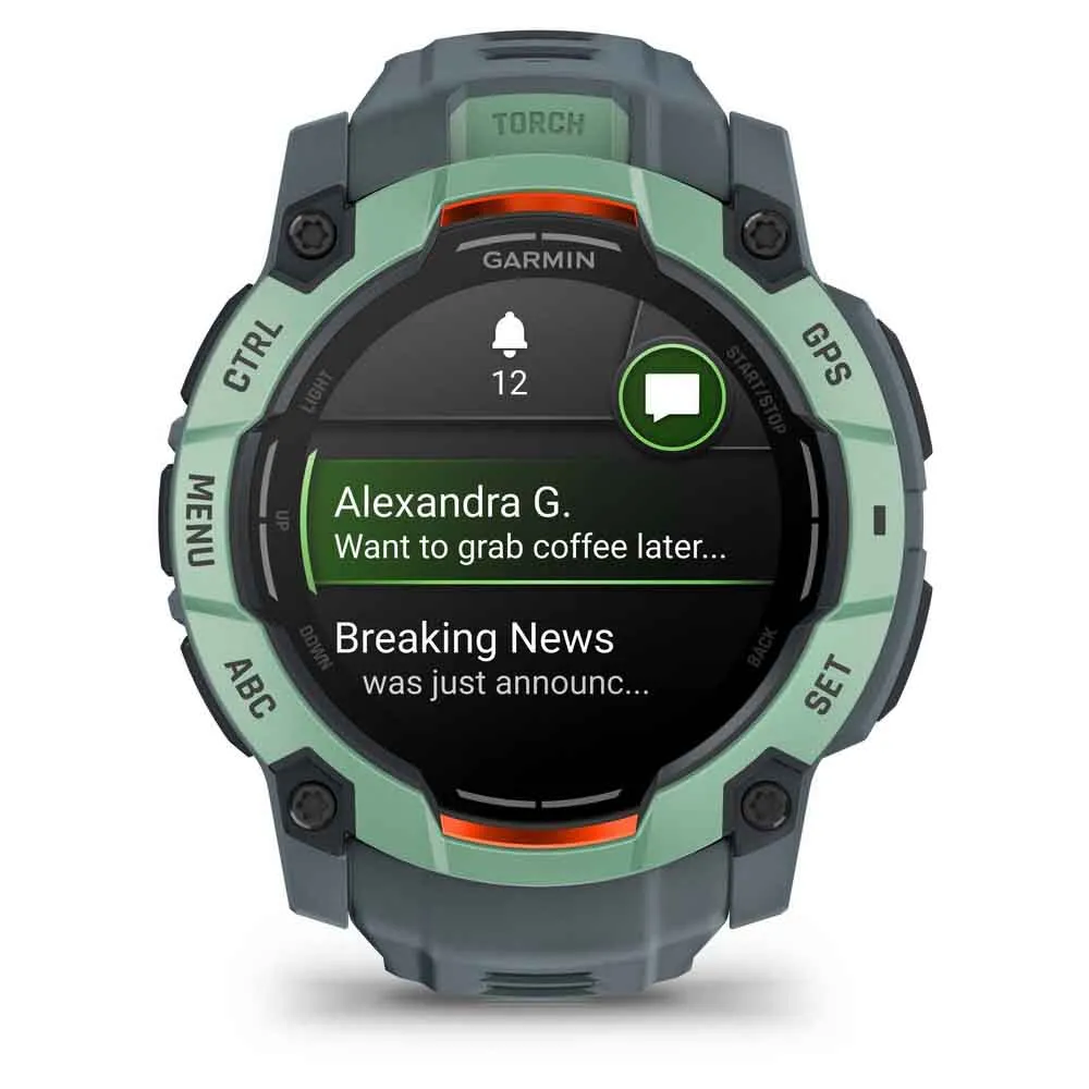Купить Garmin 010-03020-01 Часы Instinct 3 50 mm Amoled Зеленый  Green / Grey 7ft.ru в интернет магазине Семь Футов