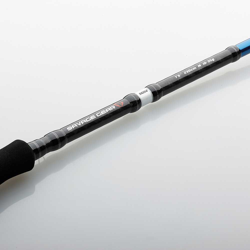 Купить Savage gear 74887 SGS2 Topwater Спиннинговая Удочка  Black / Blue 2.30 m 7ft.ru в интернет магазине Семь Футов