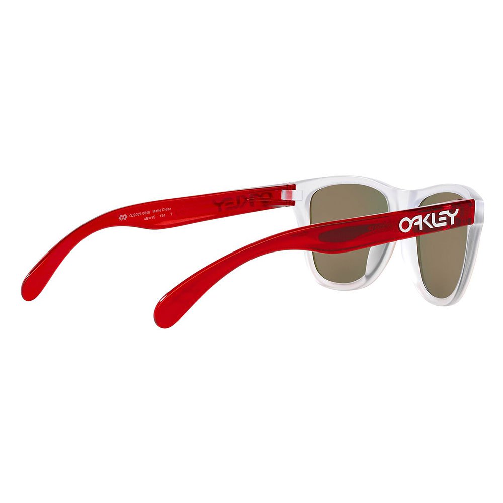 Купить Oakley OJ9009-0848 Frogskins XXS Prizm Молодежные солнцезащитные очки Matte Clear Prizm Ruby/CAT3 7ft.ru в интернет магазине Семь Футов