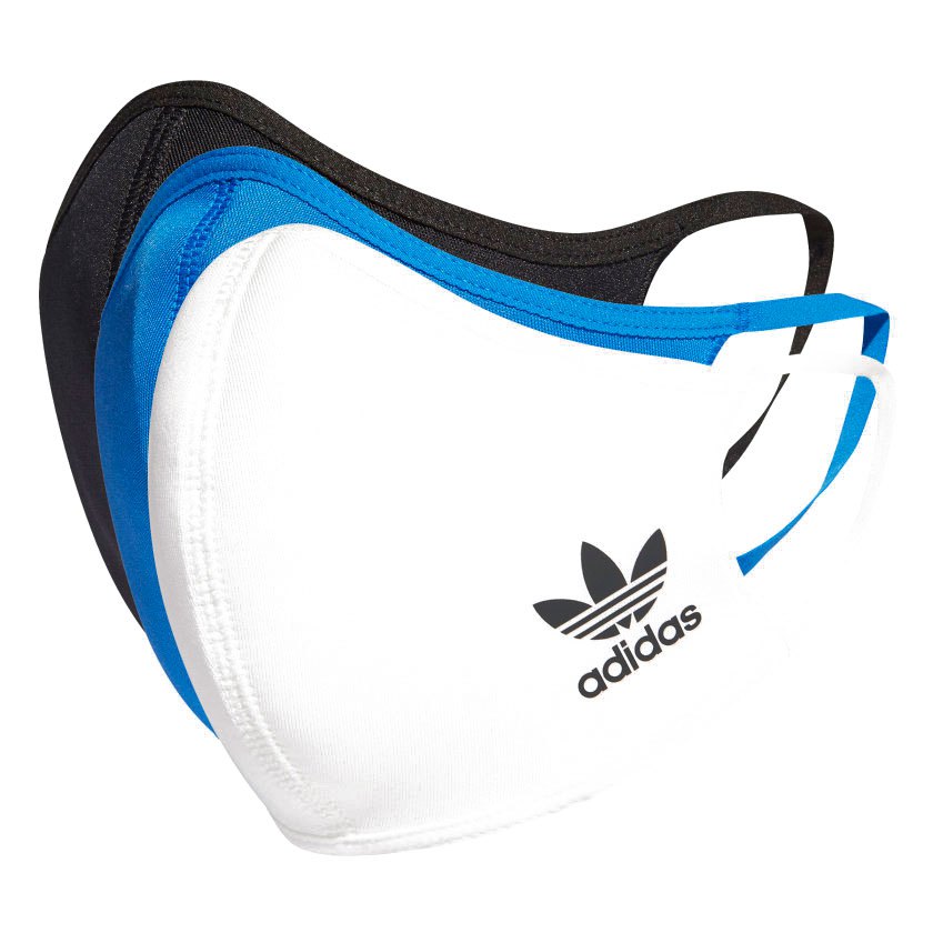 Купить adidas Originals HB7854/M-L 3 Единицы Лицо Маска Черный Black / White / Blue M-L 7ft.ru в интернет магазине Семь Футов