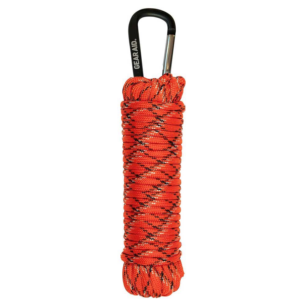 Купить Gear aid 80672 550 Paracord 9 m Веревка  Orange / Reflective 7ft.ru в интернет магазине Семь Футов